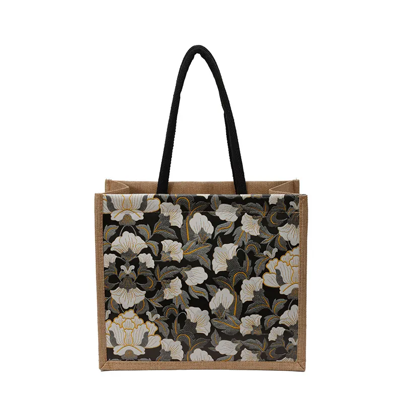 Foldable Jute Shopping Bag